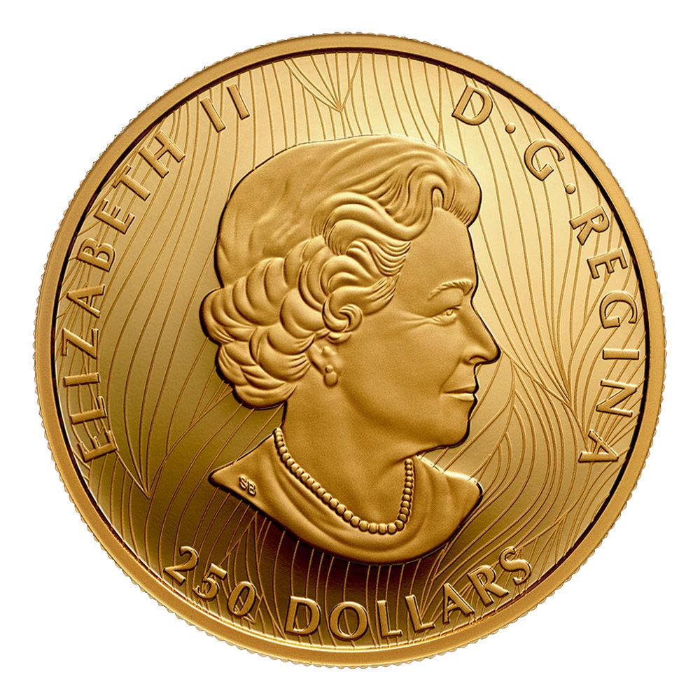 2022 $250 1oz Extraordinary HR Gold Coin - Timber Wolf-3