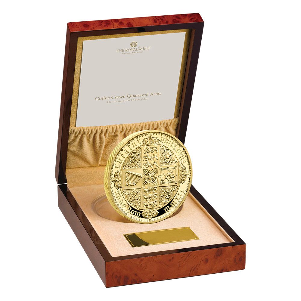 2022 1kg The Gothic Crown: William Wyon Gold Proof Coin 4