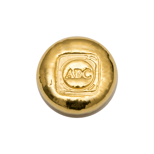 1/2oz ABC Gold Bullion Cast Bar