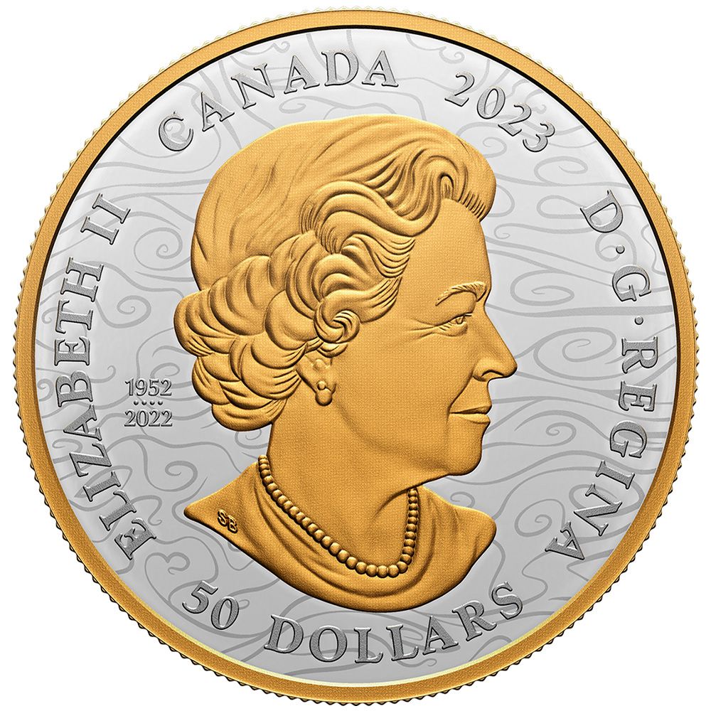 2023 5oz Silver Canada Heavenly Dragon -3