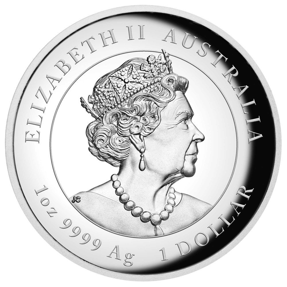 2023 1oz Perth Mint Year of the Rabbit Silver Proof High Relief Coin-3