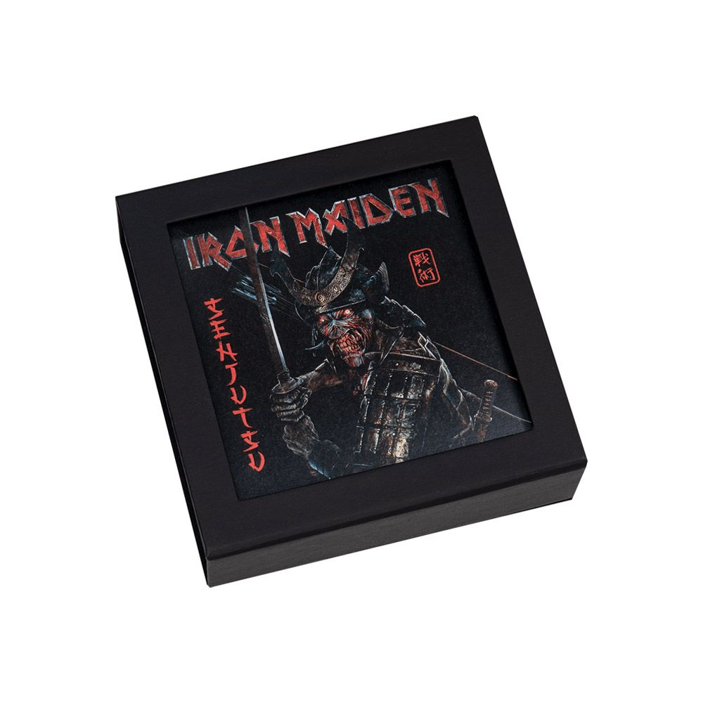 2022 Cook Islands 2 oz Silver Iron Maiden Senjutsu Ultra High Relief Coin - CIT