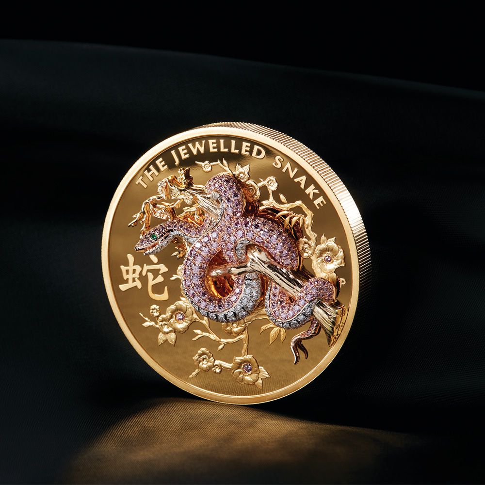 2023 10oz Gold Proof Coin - The Jewelled Snake