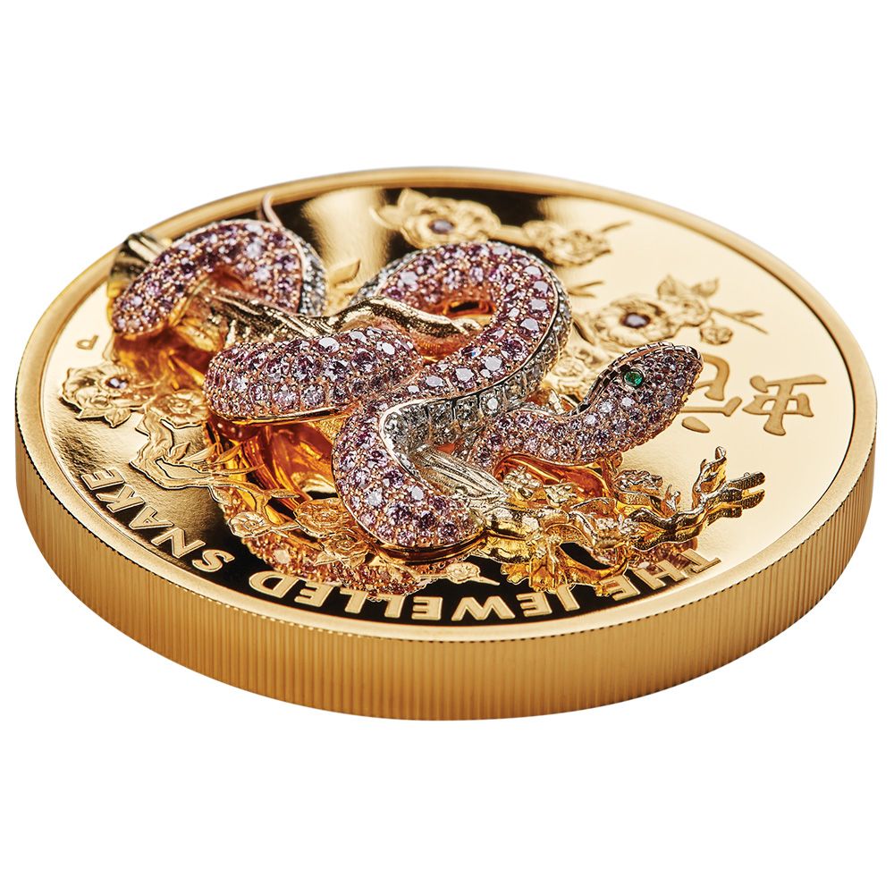 2023 10oz Gold Proof Coin - The Jewelled Snake