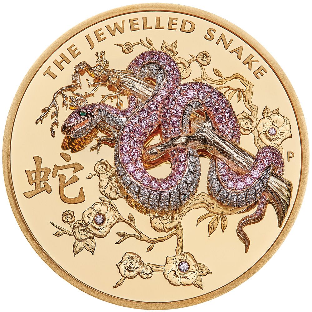 2023 10oz Gold Proof Coin - The Jewelled Snake