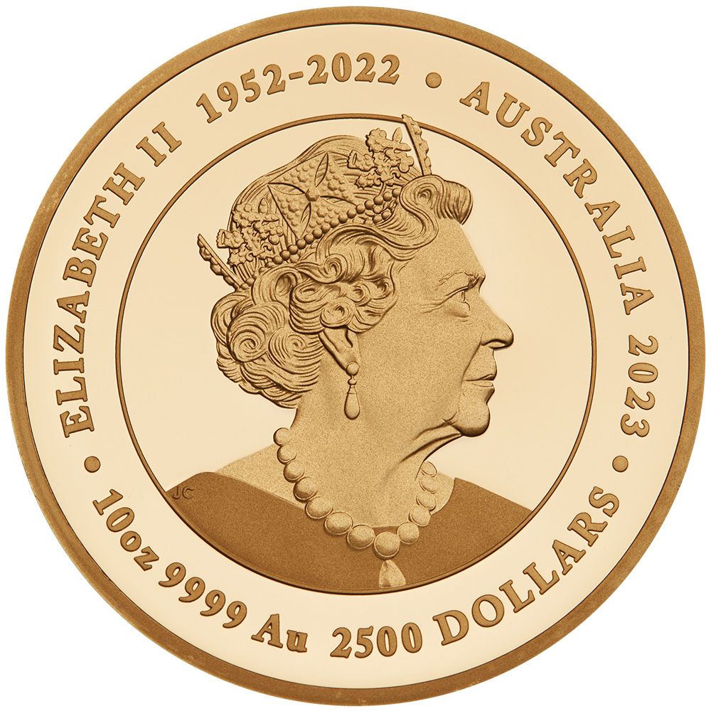2023 10oz Gold Proof Coin - The Jewelled Snake