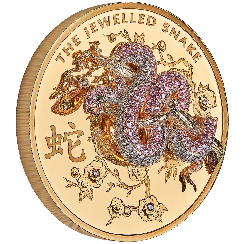 2023 10oz Gold Proof Coin - The Jewelled Snake