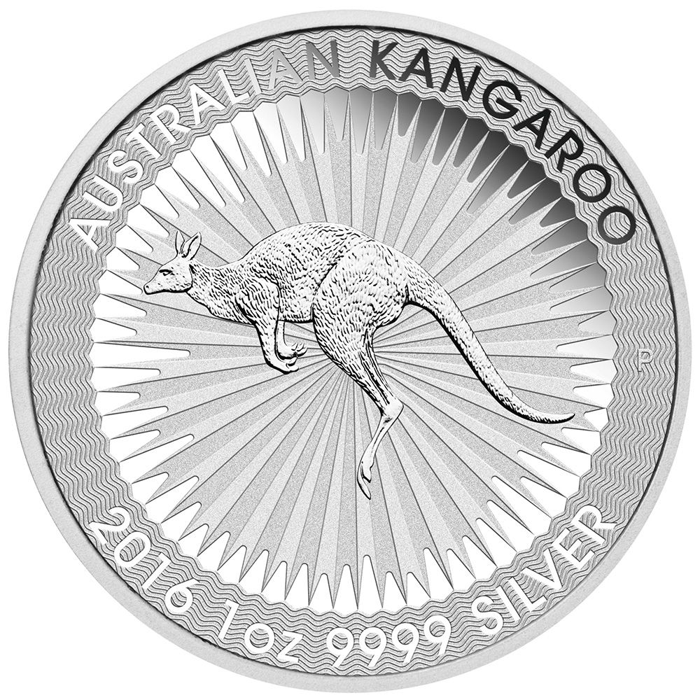 1oz Perth Mint Silver Kangaroo Coin (2016)