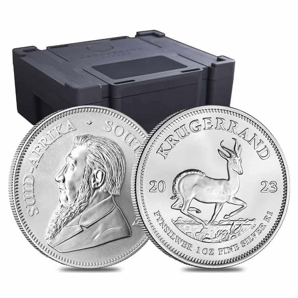 500 x 1oz South African Silver Krugerrand Coin 'Monster Box' (2023)-5