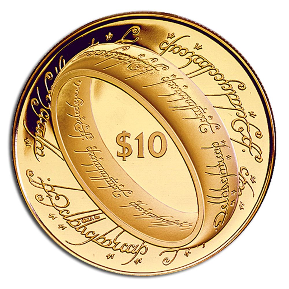 2003 The Lord of the Rings $10 Gold Proof Coin-2