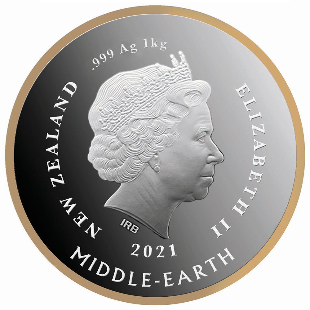 2021 1 Kg Silver The Lord of the Rings 20th Anniversary - Nine Companions Coin