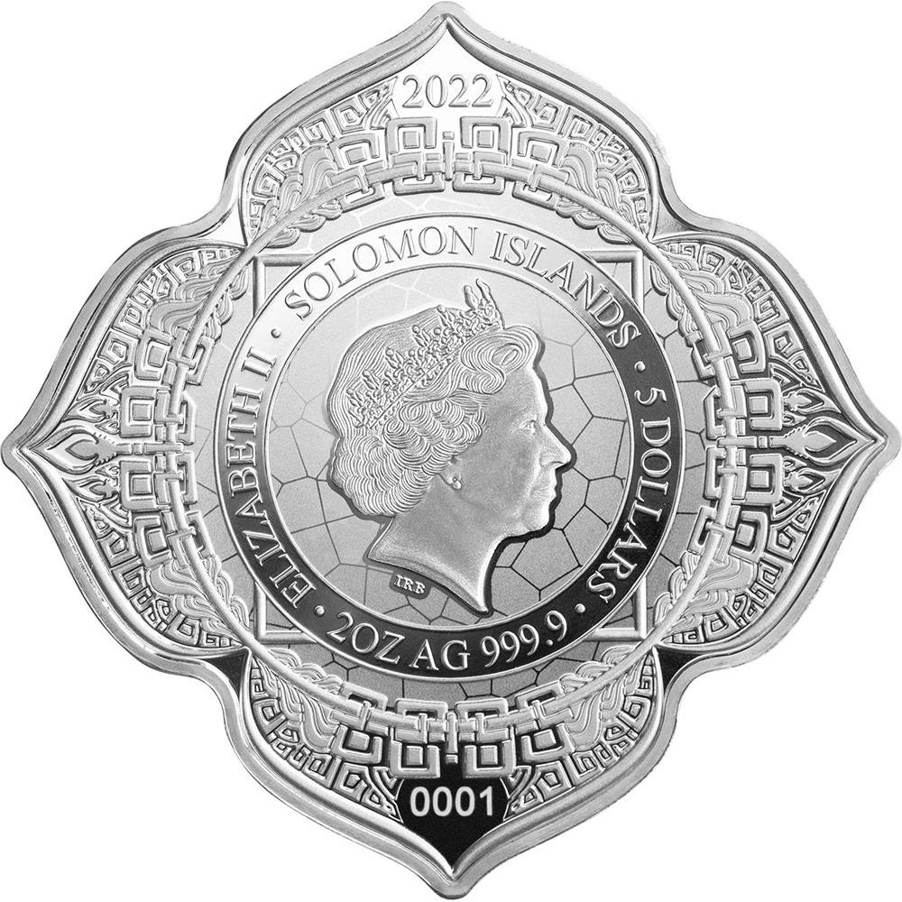 2022 Phil Lewis Elephant of the 1st Chakra 2oz Silver Proof Coin