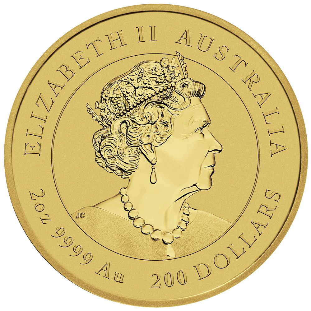 2oz Perth Mint Gold Lunar 2023 Year of the Rabbit Coin