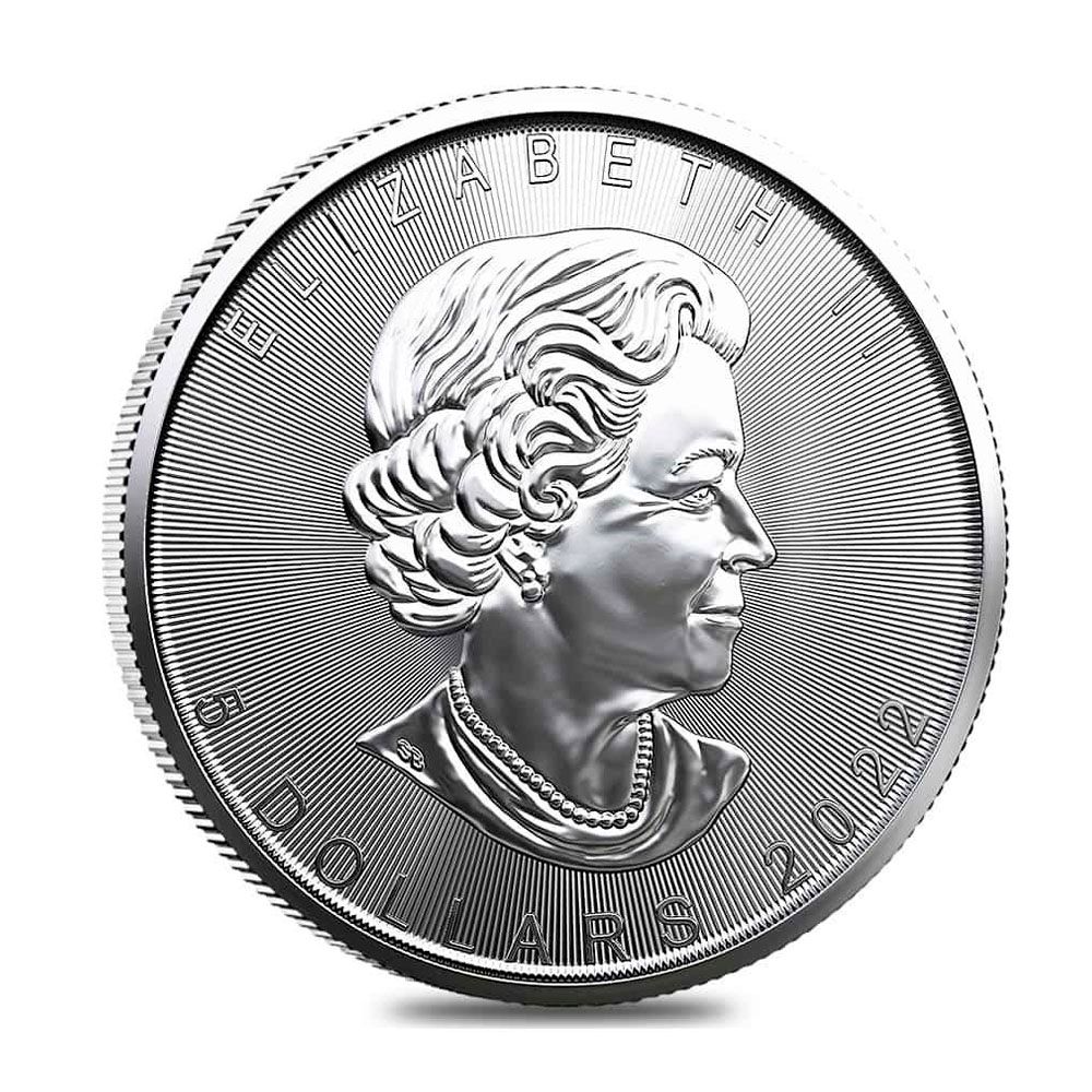 2022 Canada 1 oz .9999 Silver Lunar Dragon Treasured Maple Leaf Coin In Card