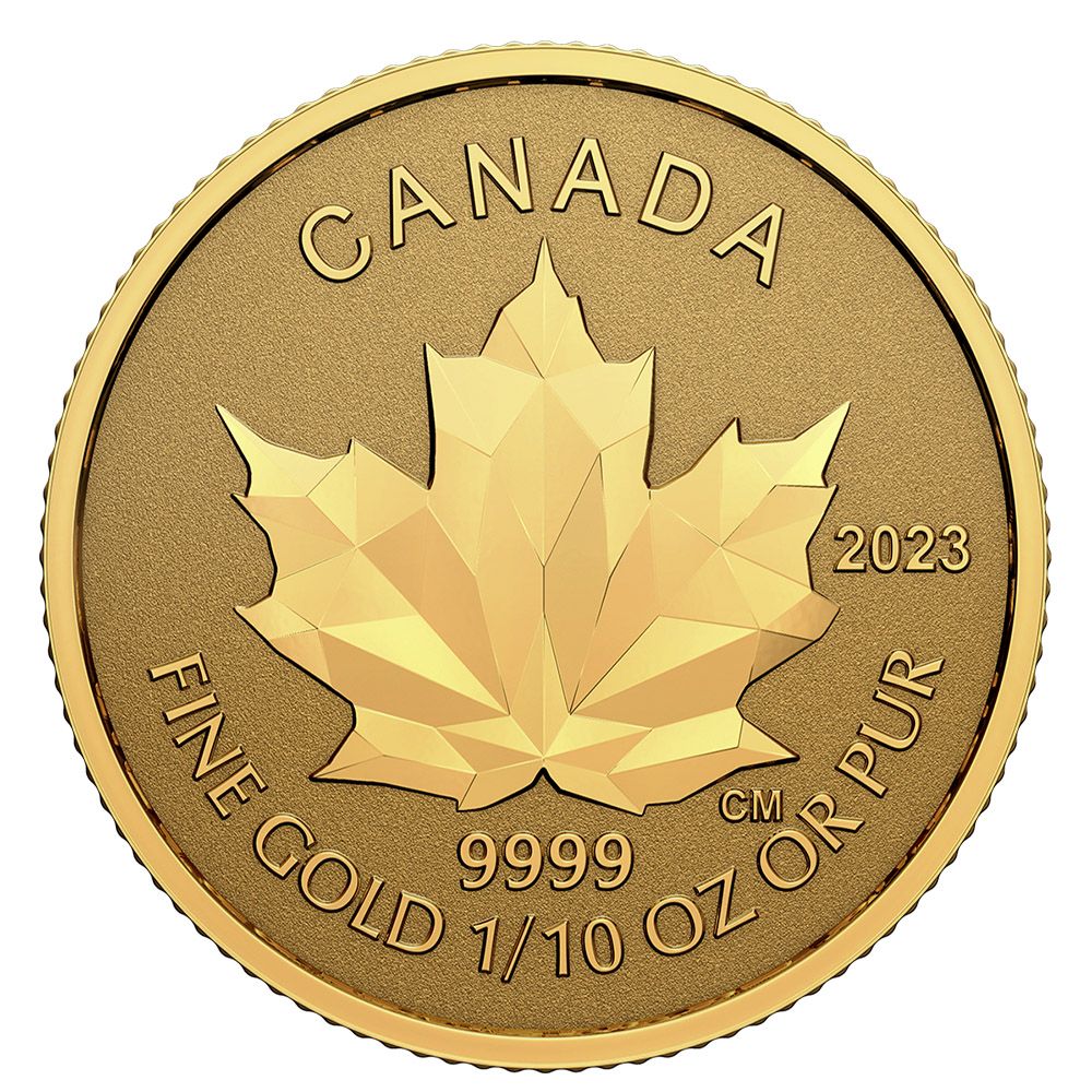 2023 4 Coin Gold Proof Fractional Set Canadian Maple-5