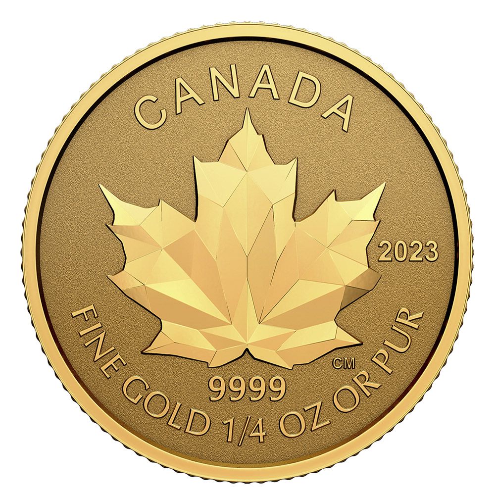 2023 4 Coin Gold Proof Fractional Set Canadian Maple-3
