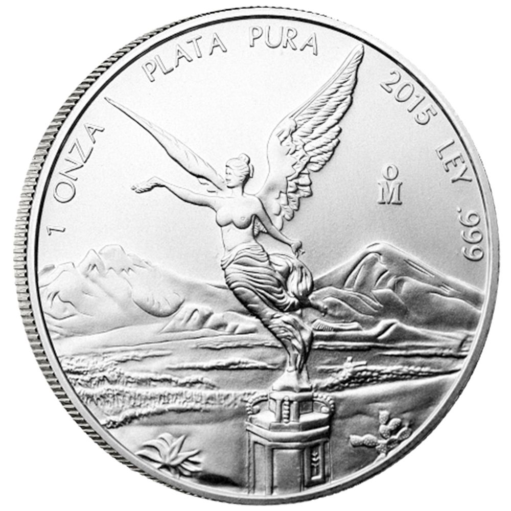 2015 1 oz .999 Silver Mexico Libertad Brilliant Uncirculated Coin