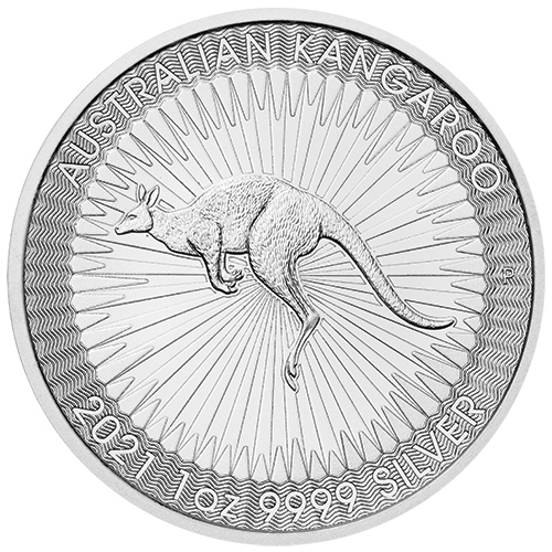 1oz Perth Mint Silver Kangaroo (2021)