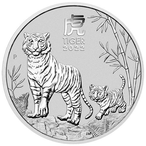 1kg Perth Mint Silver Lunar Tiger