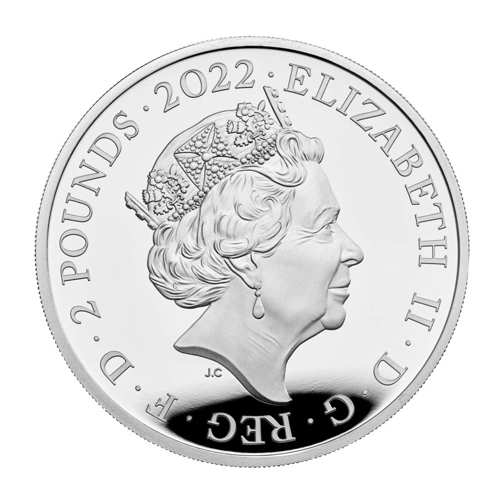 2022 1oz Royal Mint Silver Proof UK - Peter Rabbit 2