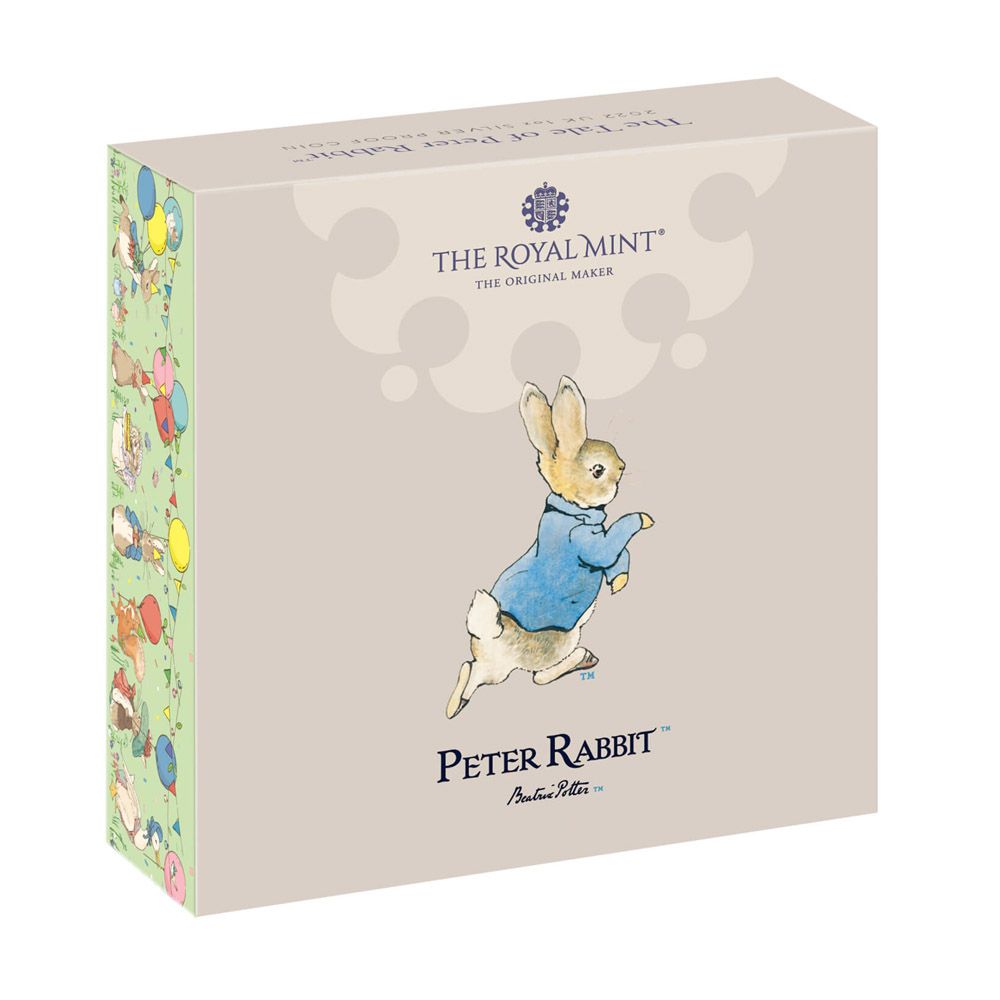 2022 1oz Royal Mint Silver Proof UK - Peter Rabbit 4