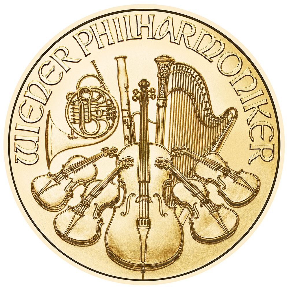 1oz Gold Austrian Vienna Philharmonic Coin (2023)