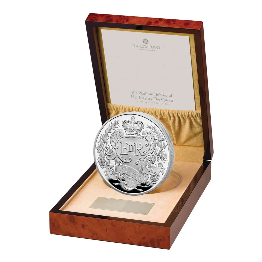 2022 The Platinum Jubilee of Her Majesty The Queen 1kg Silver Proof Coin-1