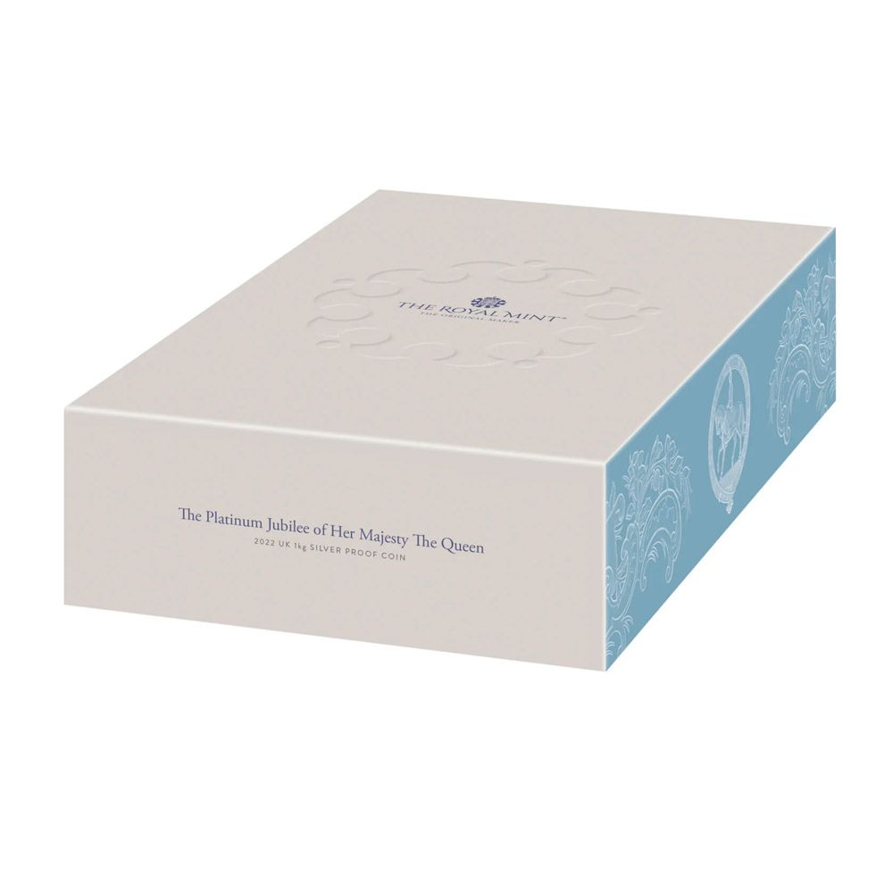 2022 The Platinum Jubilee of Her Majesty The Queen 1kg Silver Proof Coin-4