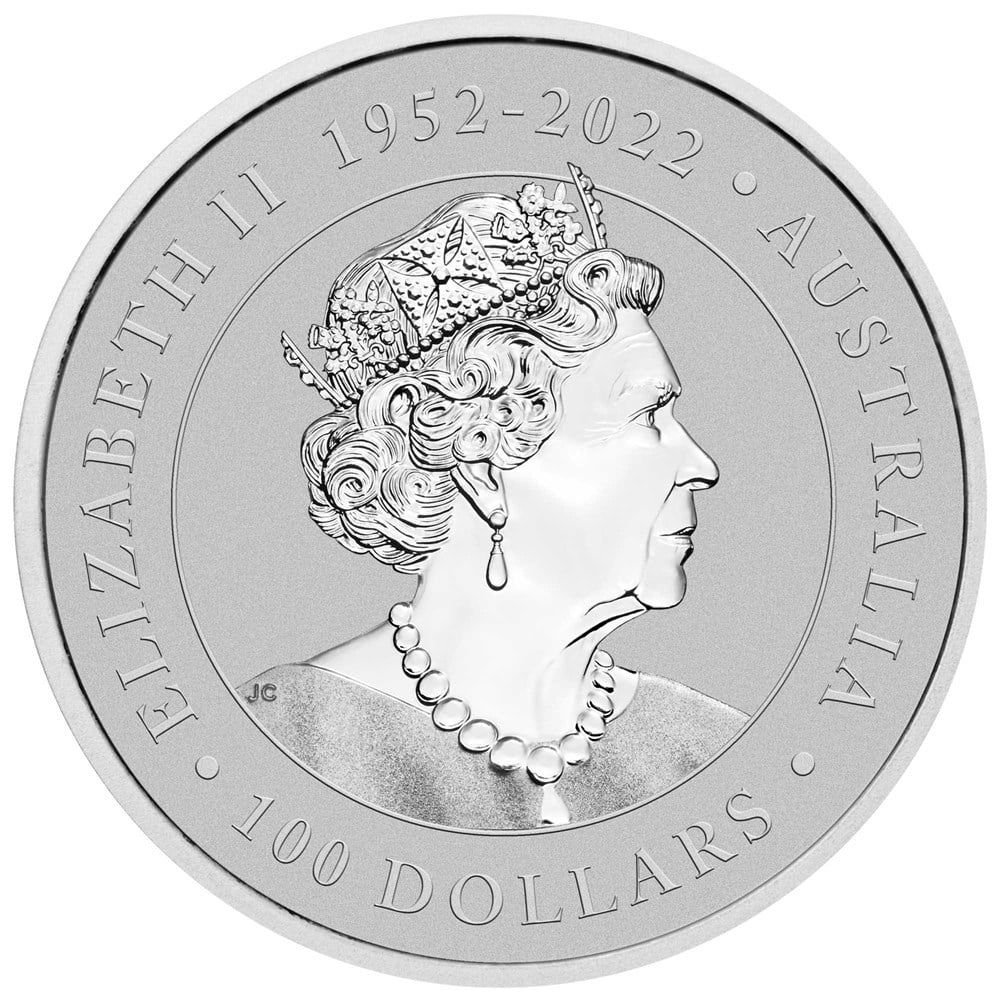 1oz Perth Mint Platinum Kangaroo (2023)-3