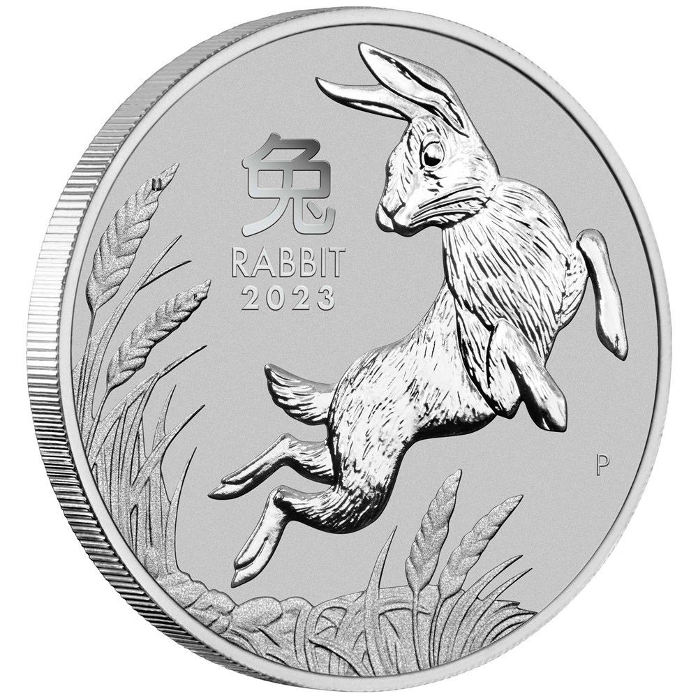 1oz Perth Mint Platinum Lunar 2023 Year of the Rabbit Coin-2