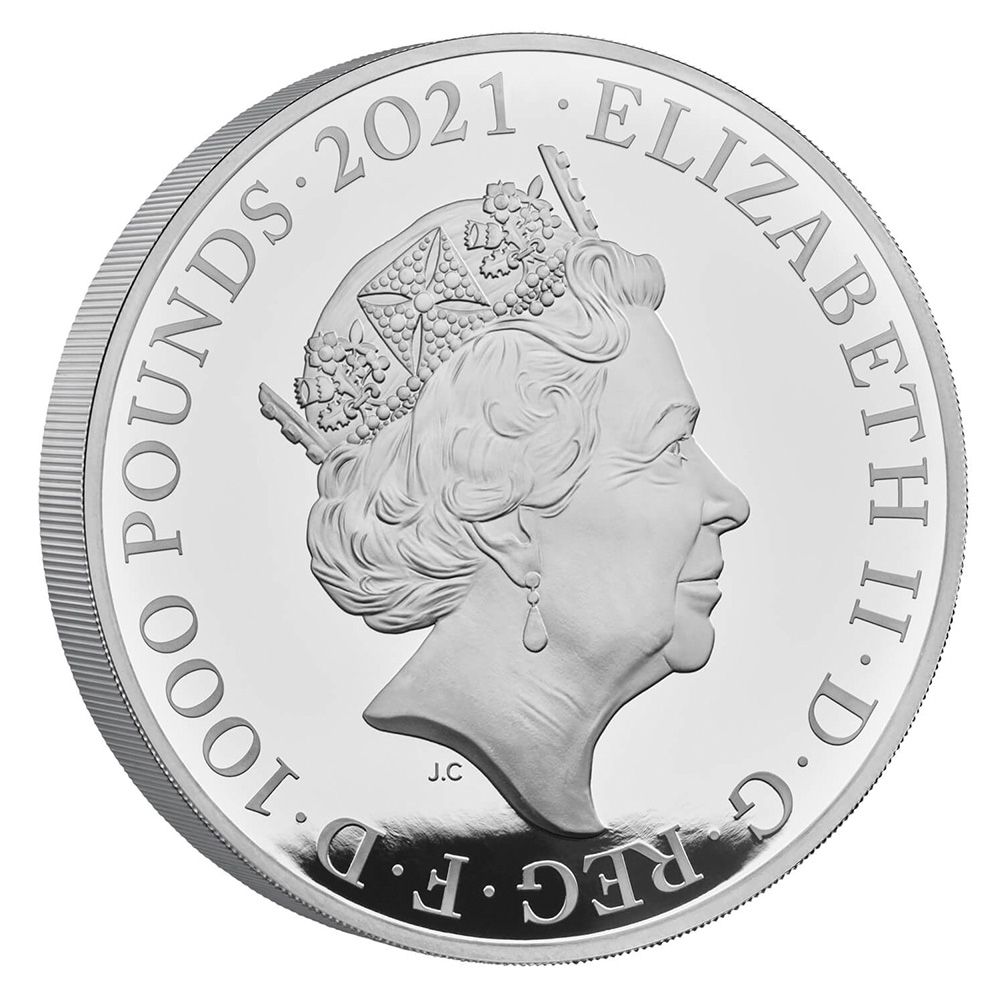 2021 2 Kg Silver £1000 HRH The Prince Philip Duke of Edinburgh Memorial Proof Coin
