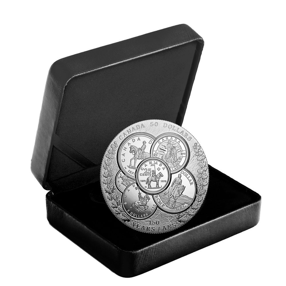 2023 Canada 5 oz Silver $50 Curated Coin Collection RCMP's 150 Years of Service