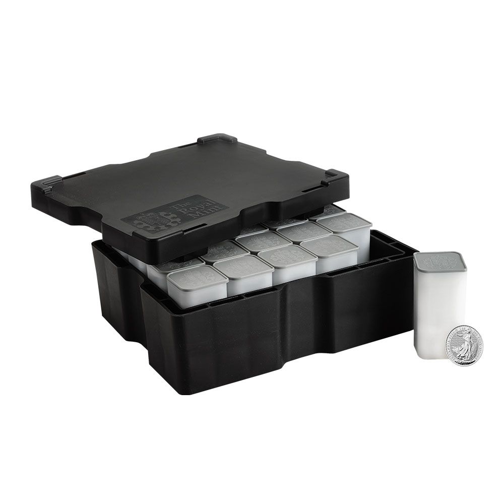 500 x 1oz Royal Mint Silver Britannia Coin KCIII 'Monster Box' (2023)