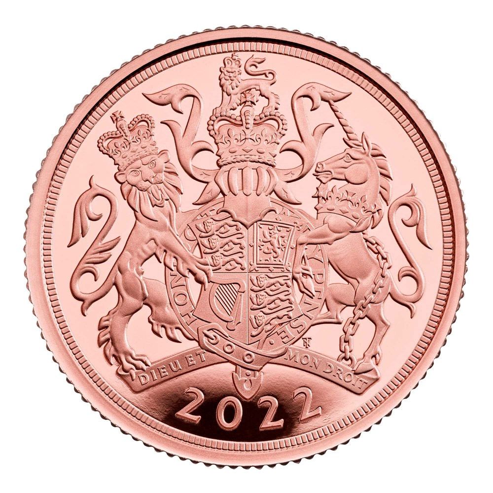 2022 The Piedfort Sovereign Gold Proof Coin-3