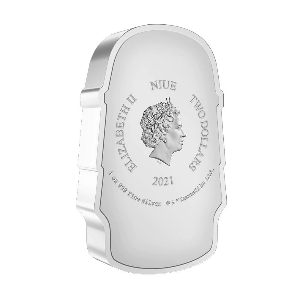 2021 1oz Silver Chibi Coin Coloured - Imperial Snowtrooper 2