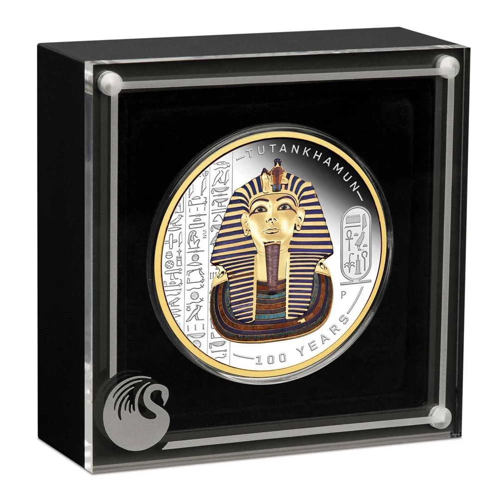 2022 2oz Gilded Colour Coin - Tutankhamun 100th Anniversary