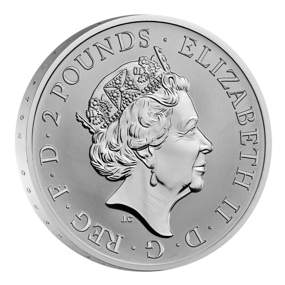 2023 1oz Royal Mint Silver Proof The Yale of Beaufort Two-Coin Set-3