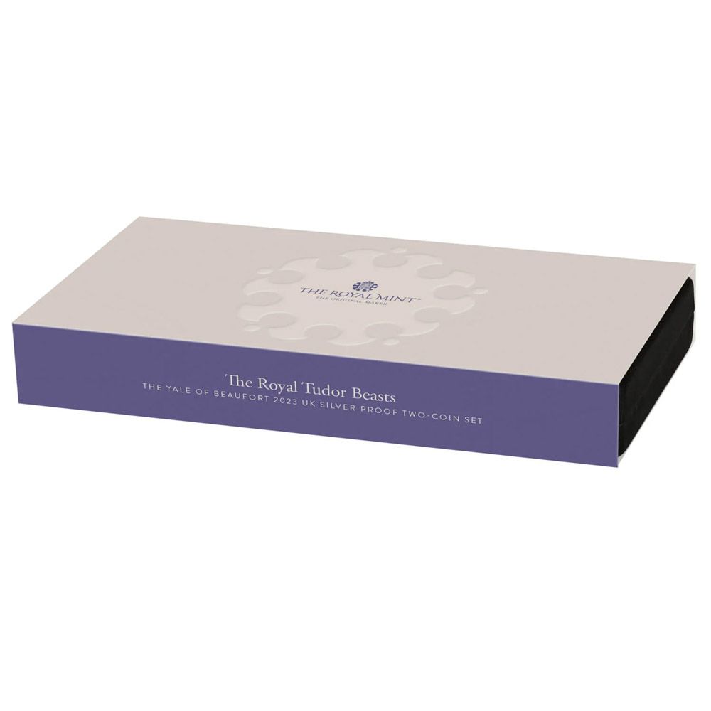 2023 1oz Royal Mint Silver Proof The Yale of Beaufort Two-Coin Set-7