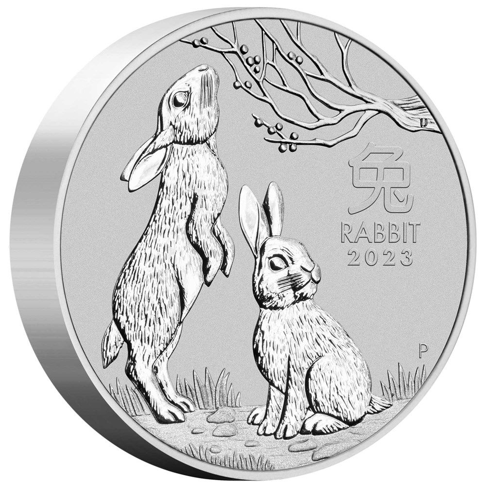 2023 10kg Perth Mint Silver Lunar Year of Rabbit