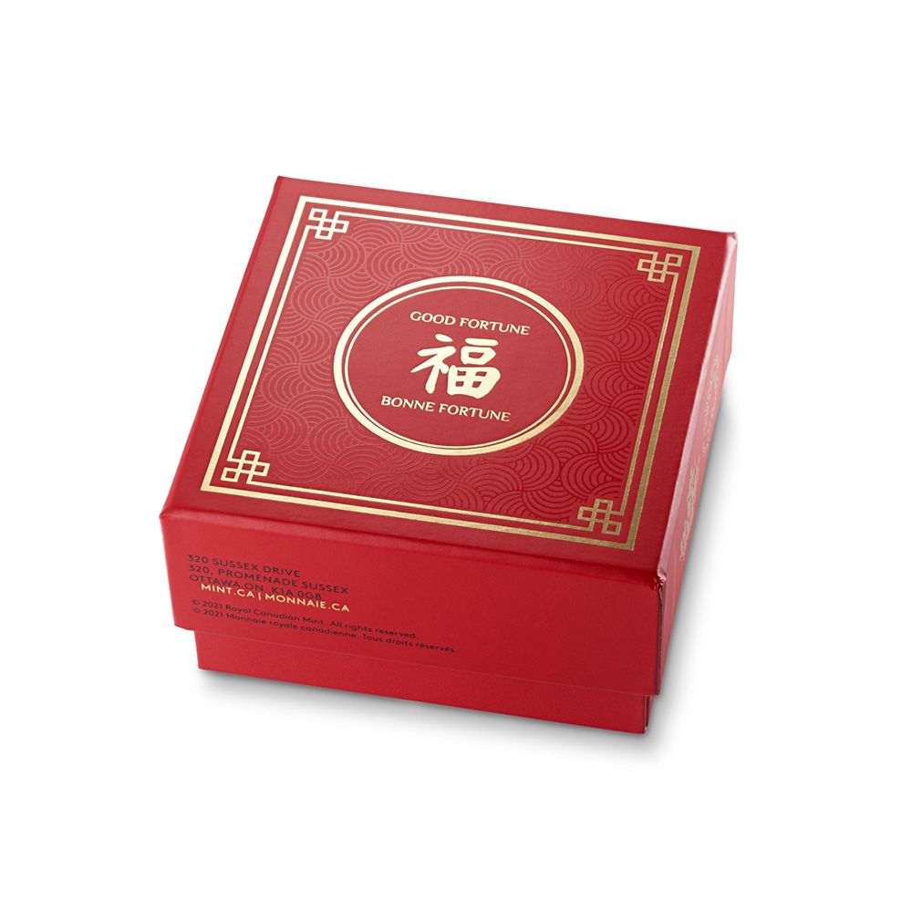 2022 Canada 1 oz .9999 Silver $15 Lunar Year of The Tiger Proof Coin