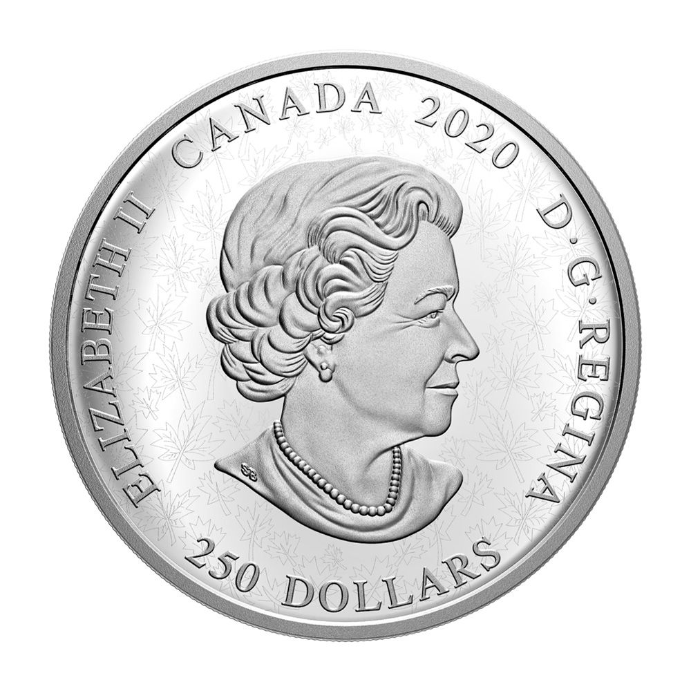 2020 1 Kg Pure Silver Proof Coin - Reimagined 1905 Arms of Dominion of Canada