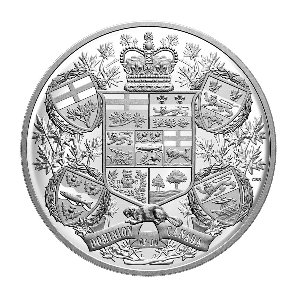 2020 1 Kg Pure Silver Proof Coin - Reimagined 1905 Arms of Dominion of Canada