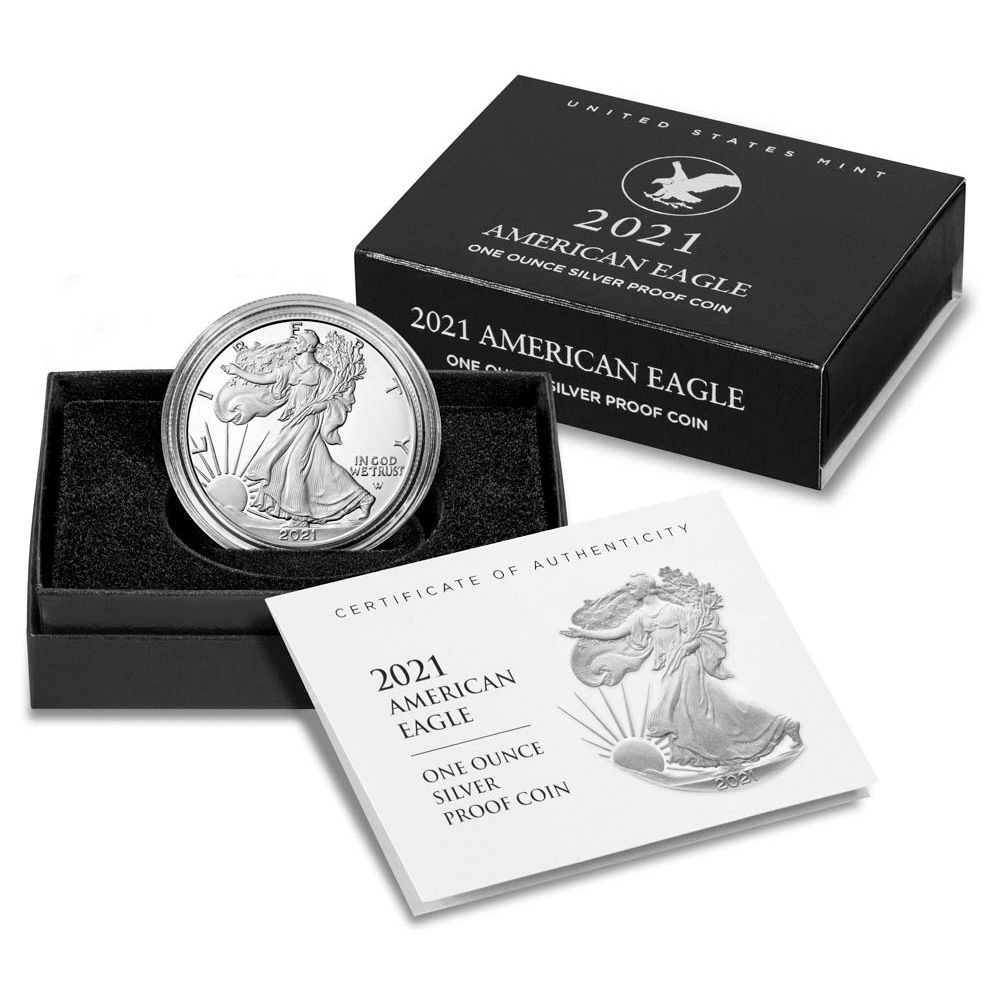 2021 1oz Silver Proof American Eagle 3