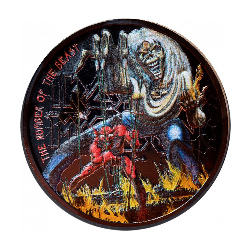 2022 B.H Mayer 1oz Coloured Silver - Iron Maiden 1
