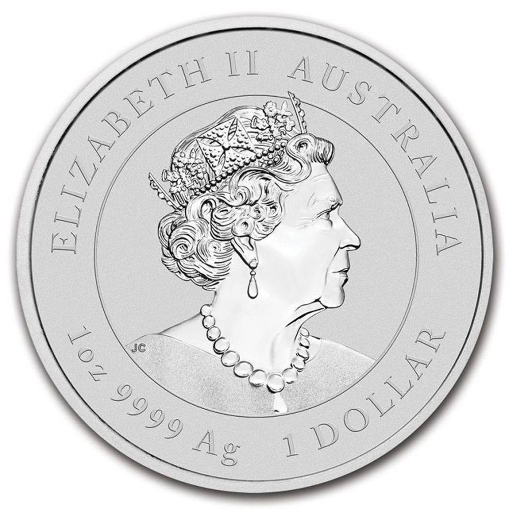 2021 Australia 1 oz Silver Lunar Year of the Ox BU Coin - Perth Mint