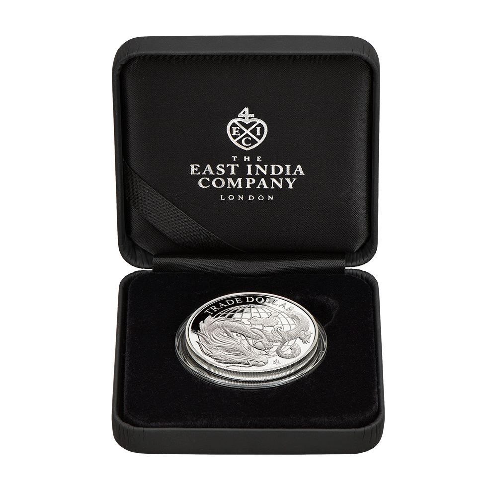 2021 1oz The Modern Chinese Trade Dollar Silver Proof Coin Packaging