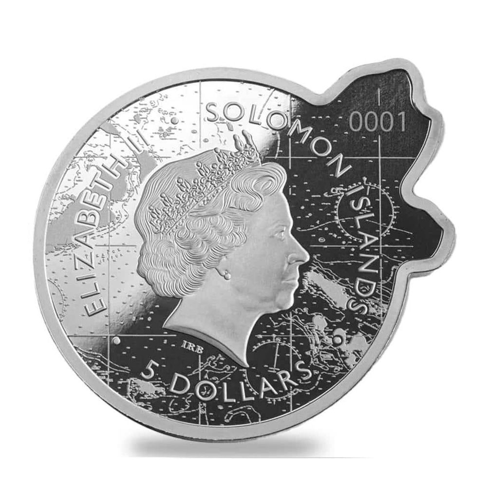 2020 2oz Silver $5 Solomon Islands PAMP Killer Whale - Ocean Predators 2