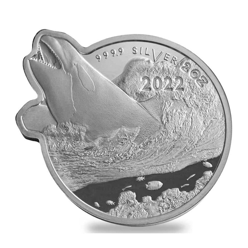 2020 2oz Silver $5 Solomon Islands PAMP Killer Whale - Ocean Predators 1