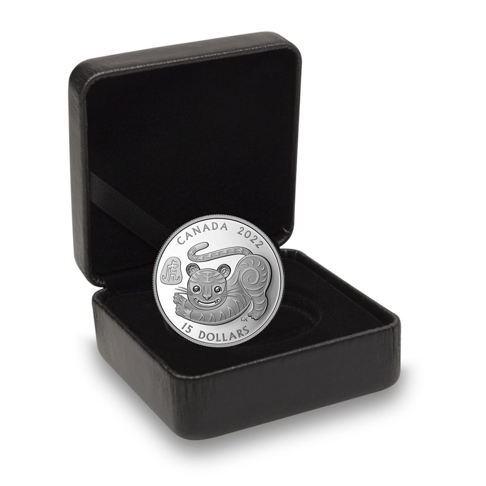2022 Canada $15 Lunar Year of the Tiger - 1oz Silver Proof Coin 3