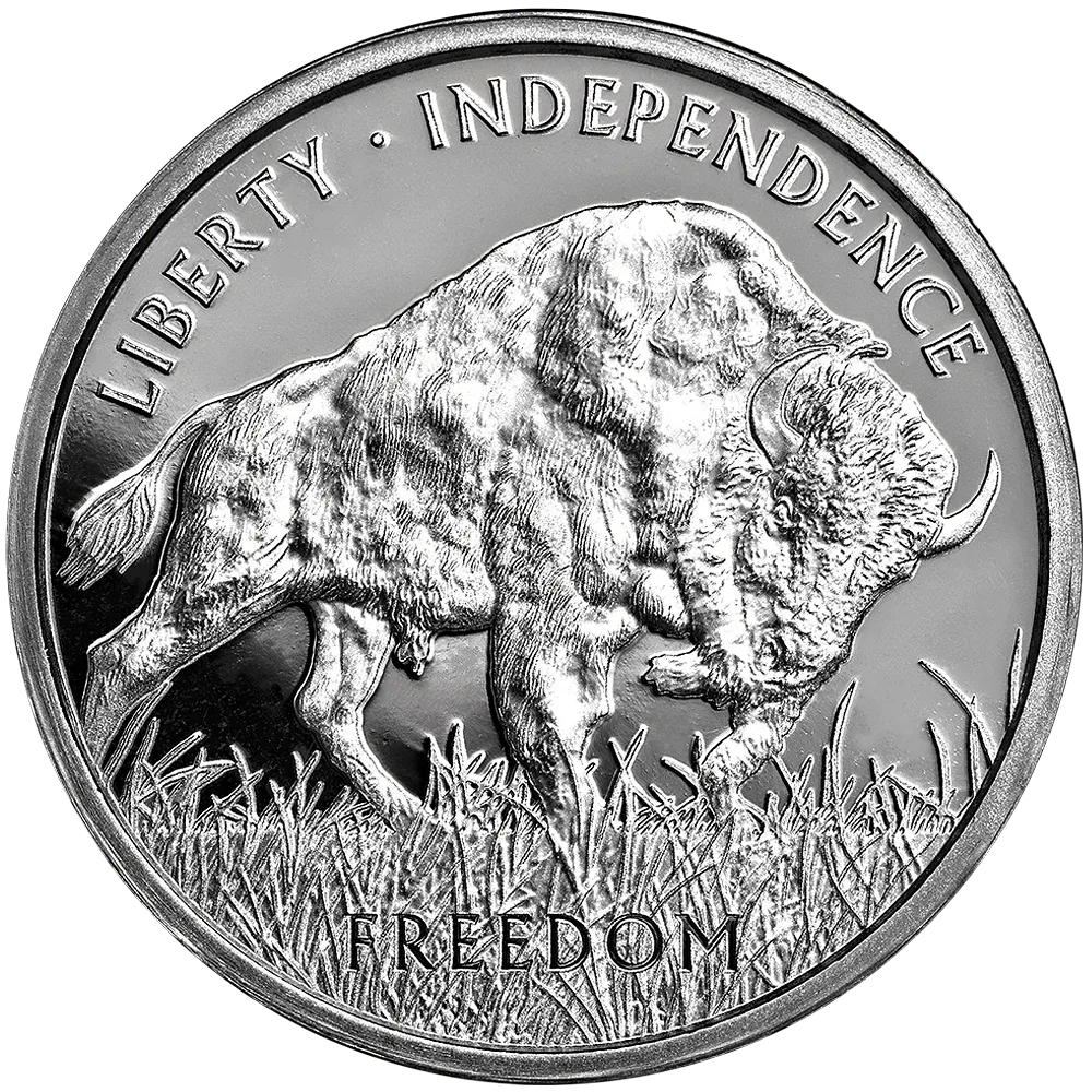 PAMP American Buffalo .999 Pure 1oz Silver Round
